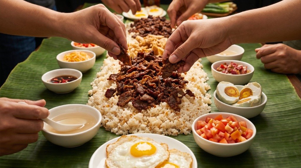 Regional boodle fight feast